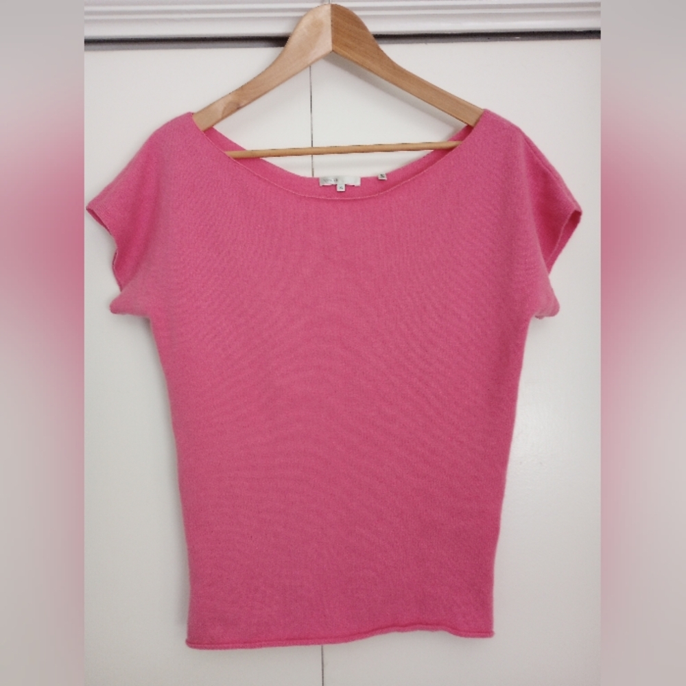VINCE PINK CASHMERE SWEATER